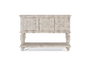 GINER Y COLOMER Console en bois de manguier blanc décapé